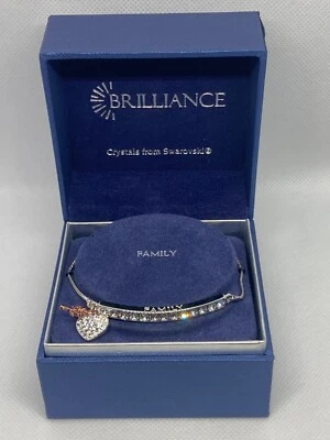 Pulsera Swarovski Brilliance Cristales Bolo Familia con Caja Foto 1 de 4
