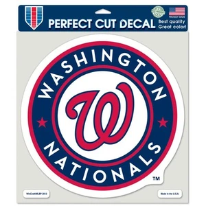 WASHINGTON NATIONALS LOGO 8"X8" COLOR DIE CUT DECAL BRAND NEW WINCRAFT - Picture 1 of 1
