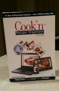 *NEU* COOK'N REZEPT ORGANIZER PC DVD INDIVIDUELLE TRACK INTERNET KOCHPLÄNE KOCHBUCH - Bild 1 von 4