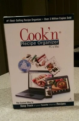 *NEW*COOK'N RECIPE ORGANIZER PC DVD CUSTOM TRACK INTERNET COOKING PLANS COOKBOOK - Image 1 of 4