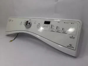 Whirlpool Duet WED70HEBW0 Dryer Control Panel Console W10391519 W10553961 w/Wire - Picture 1 of 19