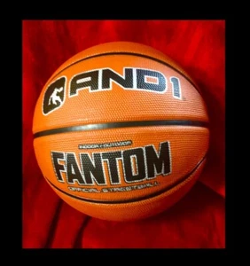 Baloncesto callejero tamaño oficial de baloncesto AND1 AND1 Fantom interior/exterior, NUEVO, 29,5"" todos los niveles - Imagen 1 de 12