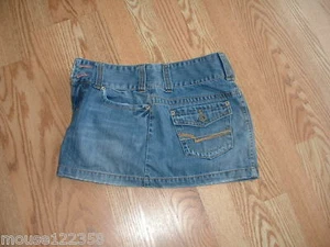 American eagle distressed denim mini skirt  sz 0 - Picture 1 of 3