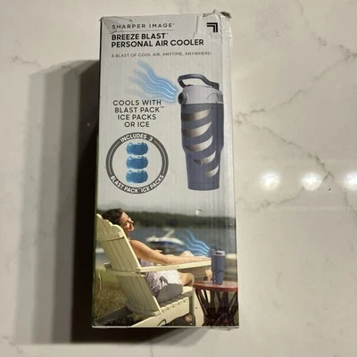 Breeze Blast Personal Air Cooler By Sharper Image Portable Brand New Opened Box. - Image 1 of 3