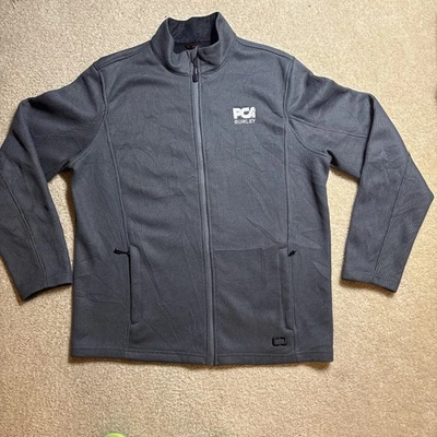 OGIO Men’s OG727 Grit Full Zip Black Fleece Jacket Sz L - Image 1 of 4