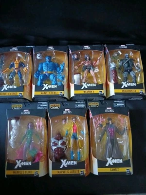 Marvel Legends Completo Baf Wave Beast Caliban Xmen Foto 1 de 2