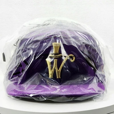 NWT Willy Wonka & The Chocolate Factory New Era 59Fifty Crushed Velvet Hat 7-3/8 - Image 1 of 4