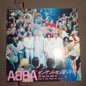 ABBA-ON AND ON AND ON DSP-208 JAPAN ORIGINAL ISSUE 7"45 - Picture 1 of 4