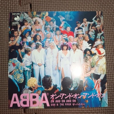 ABBA-ON AND ON AND ON DSP-208 JAPAN ORIGINAL ISSUE 7"45 - Image 1 of 4