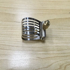 Hard Rubber + metal Alto saxophone mouthpiece With Stainless steel ligature - Picture 1 of 3