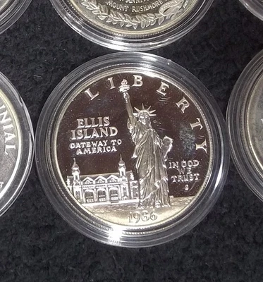 (1) Proof US Commemorative Silver Dollar, One Dollar $1 - Mix Year - Lot #P8 - Image 1 of 4