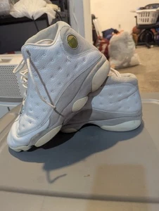 Nike Air Jordan Retro 13 Sz 10.5 UNC White Grey Blue Flint Playoff 310004-103 - Picture 1 of 9