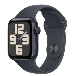 Apple Watch SE GPS 40mm Midnight Aluminium Case with Midnight Sport Band - M/L - Foto 1 di 1