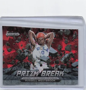 2023 Panini Prizm Draft Picks #18 Russell Westbrook Prizm Break Red Ice - Picture 1 of 2