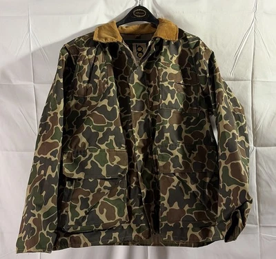 Vintage Bob Allen Duck Hunter Camo Chore Hunting Shooting Jacket Gortex XL - Image 1 of 4