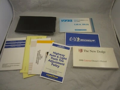 Dodge Caravan 1998 manual del propietario con cubierta y garantías OEM. Foto 1 de 4