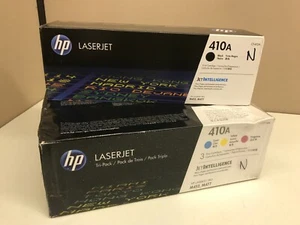 SET of 4 Sealed Genuine HP 410A Toner Cartridge CF410A CF251AM - Picture 1 of 2