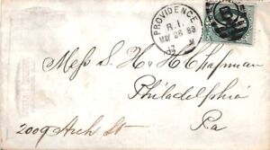 Billet de banque Rhode Island Providence 1883 Wesson type duplex (B) 3c Washington som