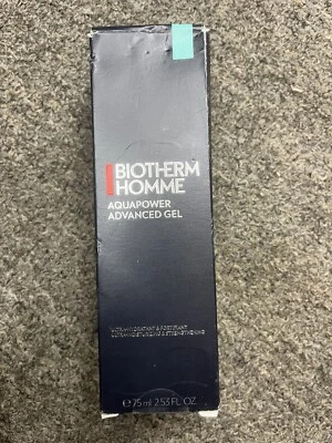 Biotherm homme Aquapower Advanced Gel 75 ml DrySkin / 2,53 oz NUEVO EN CAJA DAÑADA Foto 1 de 3