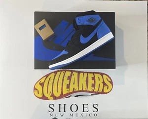 Mens 11 Air Jordan 1 High OG Black Royal Blue (Reimagined Royal) DZ5485 042 - Picture 1 of 8