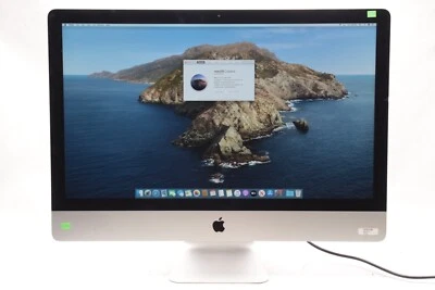 Apple iMac 2012 27" I5-3470 3.2GHZ 16GB RAM 3TB HDD GTX 680MX Catalina CRACK 677 - Image 1 of 4