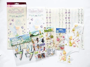 Tinkerbell Sticker Lot, Tinker Bell Embellishments, Card Making Supplies - Picture 1 of 12