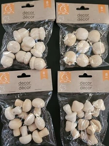 Fall Harvest Mini Wood Acorns, Apples, Mushrooms & Toadstools 8/Pk, Select Icon - Picture 1 of 5