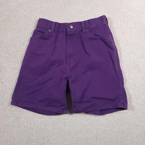 Vintage Arizona Jeans Co Denim Purple Shorts Girls Youth Size 14 Reg 6" Inseam - Picture 1 of 12