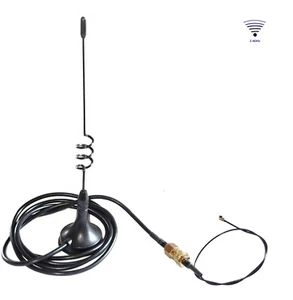 2.4GHz 5dBi Magnet-Sucker Antenna + max. 30cm U.FLpigtail e.g. WiFi5/6 Router - Picture 1 of 7