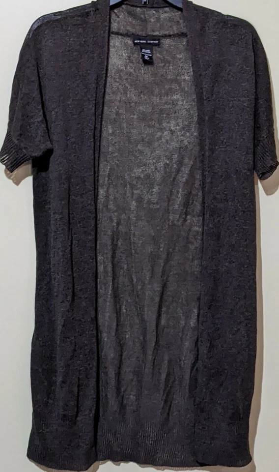 Cárdigan marrón para mujer New York Company talla mediana Foto 1 de 4