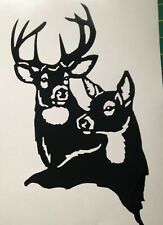 1x Deer Wildlife Vinyl Sticker Decal Car Camper Window Animal Van Bumper 5x7in