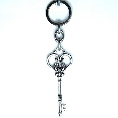 Portachiavi con CHIAVE Portafortuna da Donna Uomo Ciondolo per BOMBONIERA Auto - Image 1 of 3