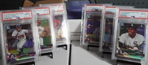 2018 Bowman Chrome Mega Box Refractor Set (100) Six Graded PSA 10 - Picture 1 of 3