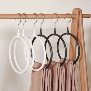 Hijab Hangers Scarf Hanger Ring Metal Hanger And Metal Non-slip Scarf Organizer - Picture 1 of 9
