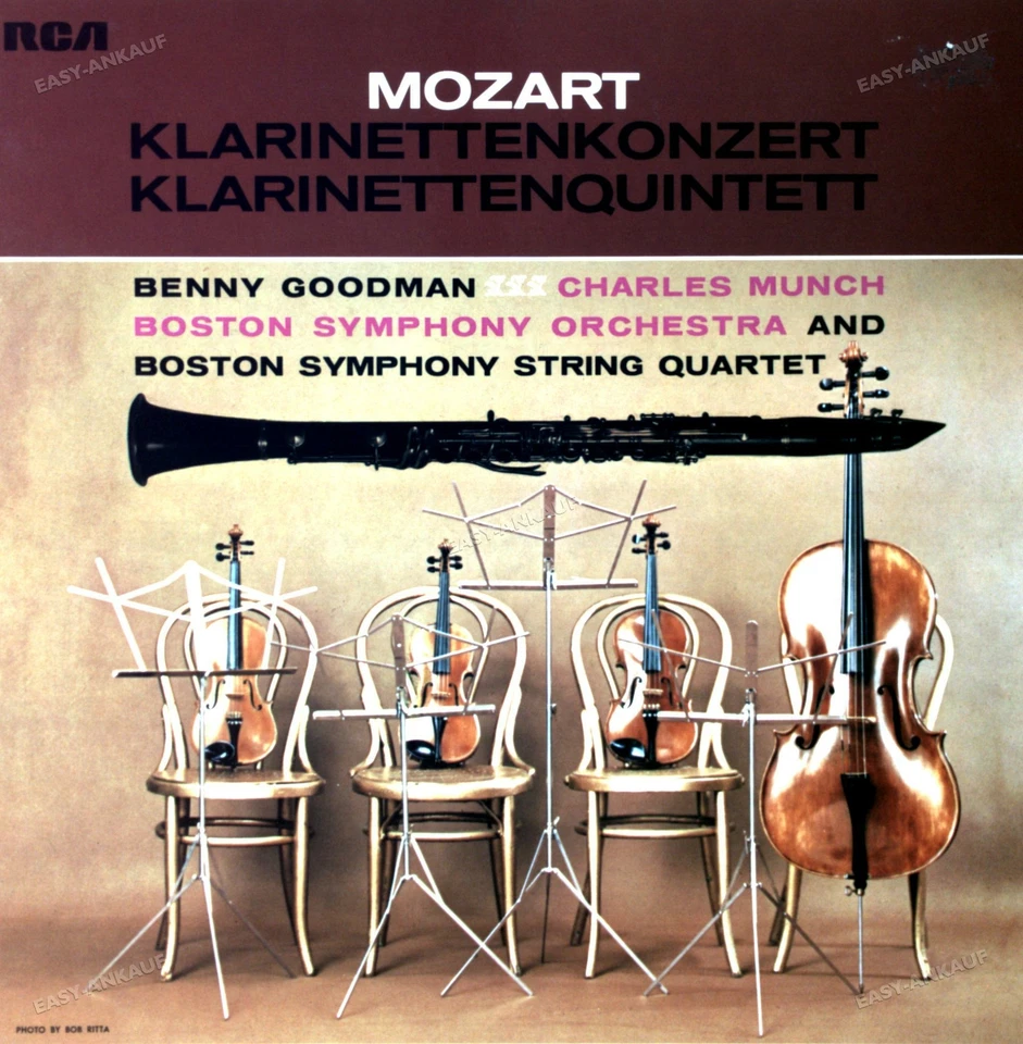 Mozart, Goodman, Boston Symphony Orchestra - Klarinettenkonzert LP . - Image 1 of 1