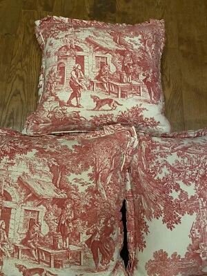 Almohadas rojas Toile Foto 1 de 4