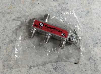 CommScope SV-3G 3-way Digital Cable Coaxial Splitter 5-1000mhz Comcast Xfinity - Image 1 of 2