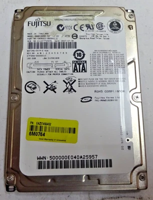 FUJITSU *MHW2160BH* 160 GB * SATA HDD Notebook 2,5 Zoll #NFP1614 - Bild 1 von 3