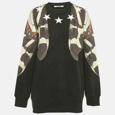 Sudadera Givenchy Algodón Estampado Mariposa Negra M Foto 1 de 4