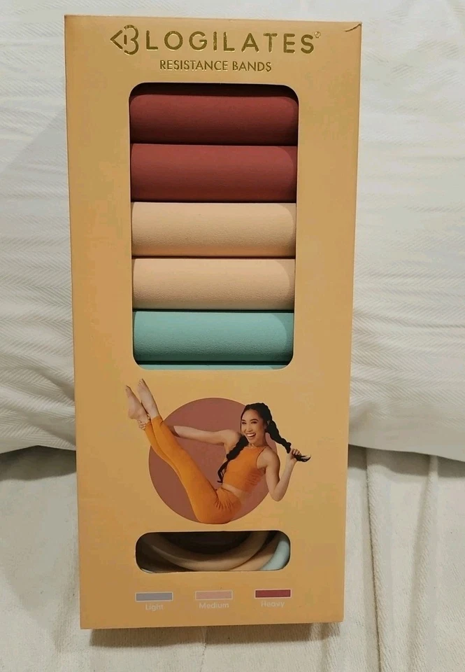 Blogilates Booty Resistance Bands 2pk - Green/pink