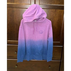 Ivory Ella Hoodie Women's Size XX Large Loose Fit Sweater NWOT blue and Purple - Picture 1 of 8