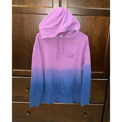 Ivory Ella Hoodie Women's Size XX Large Loose Fit Sweater NWOT blue and Purple - Image 1 of 4