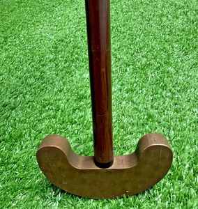 UNIQUE Vintage Antique ca. 1930's Spiral Shafted 2 Way Straddle Putter / BAR15 - Picture 1 of 18