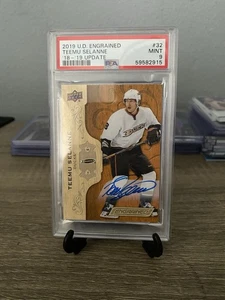 2018-19 Upper Deck Engrained - Teemu Selanne PSA 9 - Picture 1 of 2