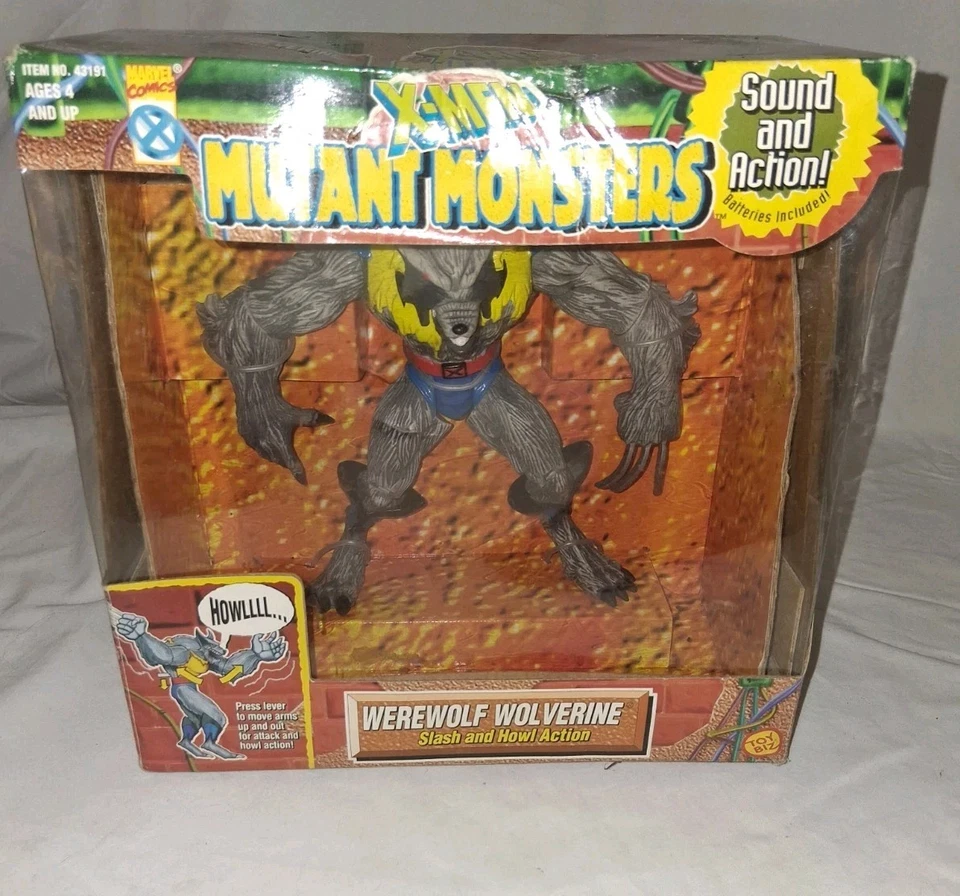 Marvel Entertainment X-MEN Mutant Monsters Werewolf Wolverine Action Figure