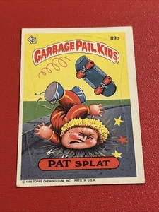 PAT SPLAT 1986 Topps Garbage Pail Kids GPK Series 3 #89b - Picture 1 of 2