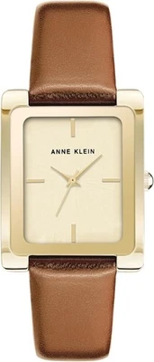 Reloj con correa de cuero para mujer Anne Klein AK2706CHHY - marrón - *NUEVO con caja de regalo* Foto 1 de 4