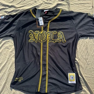 NWT Headgear Classics New Orleans NOLA Black Pelicans Jersey Negro League Sz 4XL - Picture 1 of 10