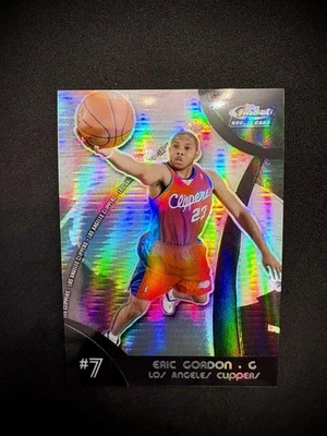 2008-09 Topps Finest ERIC GORDON Black Refractor Rookie Card RC /75 #107 - Image 1 of 2
