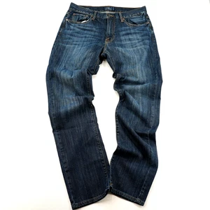 Lucky Brand Men’s Denim Jeans W32 L34 Dark Blue Classic Fit - Foto 1 di 5